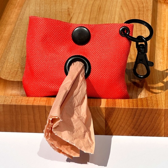 Coral, Waterproof canvas, waste bag holder - Picture 1 of 2